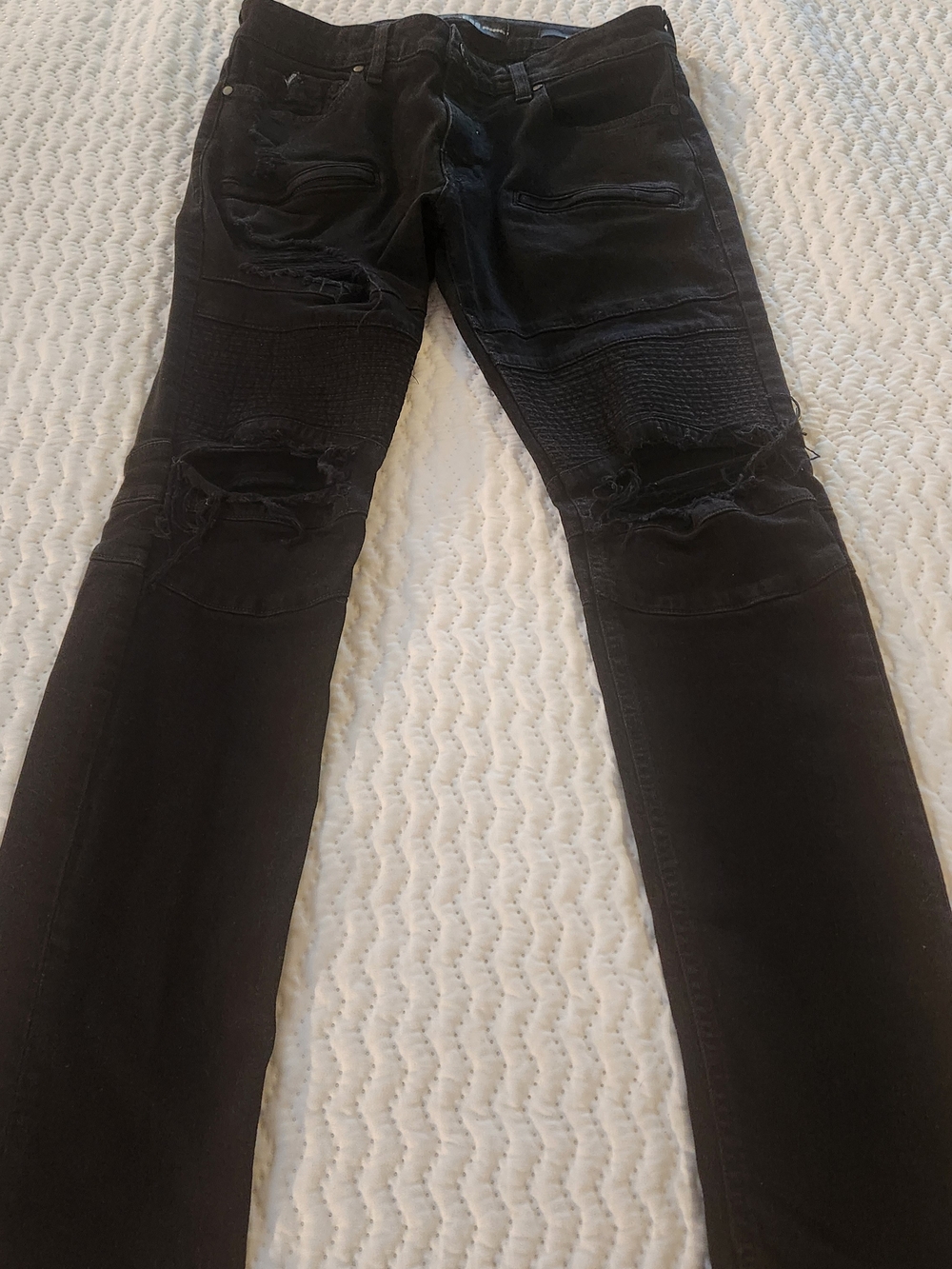 Guess Jeans Distressed Moto Style Men's Size 31